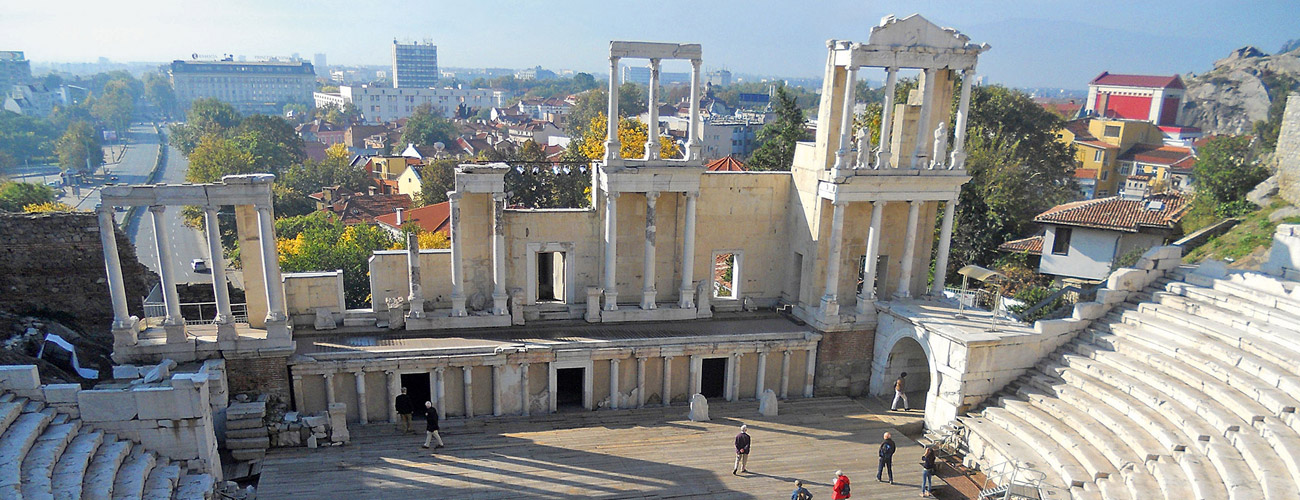 Bulgarien: Amphitheater in Plovdiv