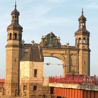 Königsberg Luisenbrücke in Tilsit