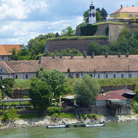 Serbien Festung Petrovaradin in Novi-Sad