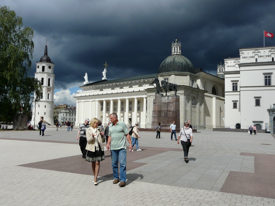 Kathedrale und Glockenturm in Vilnius