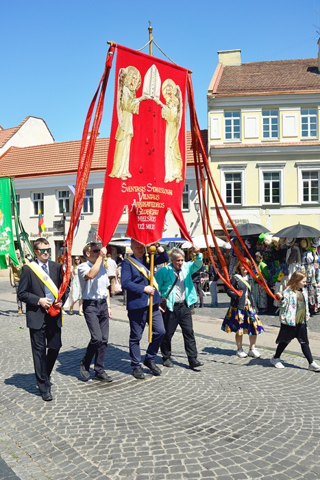 Prozession in Vilnius