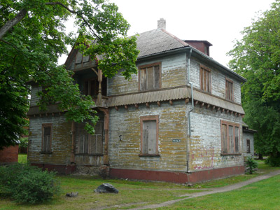 Lettisches Holzhaus